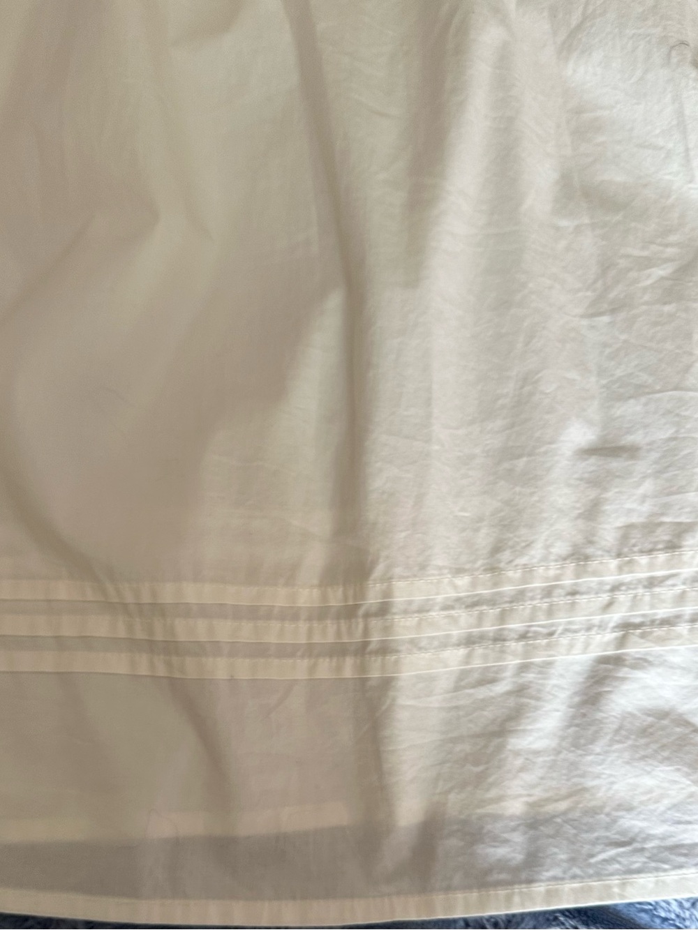 Target White A-Line Midi Skirt with Smocked Waist - Picture 2 of 5